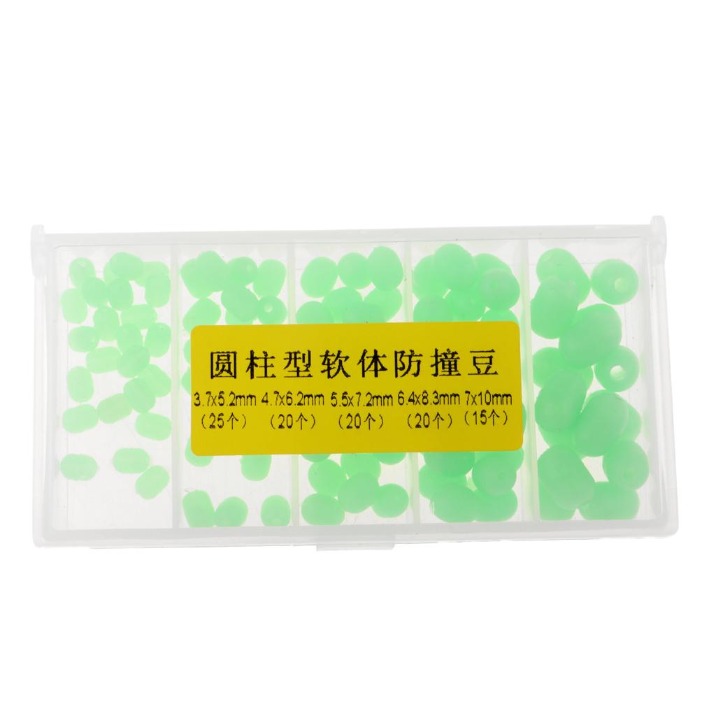 Sea Fishing/Rig Beads Mixed Size-100pcs Bead Luminous Fishing Beads