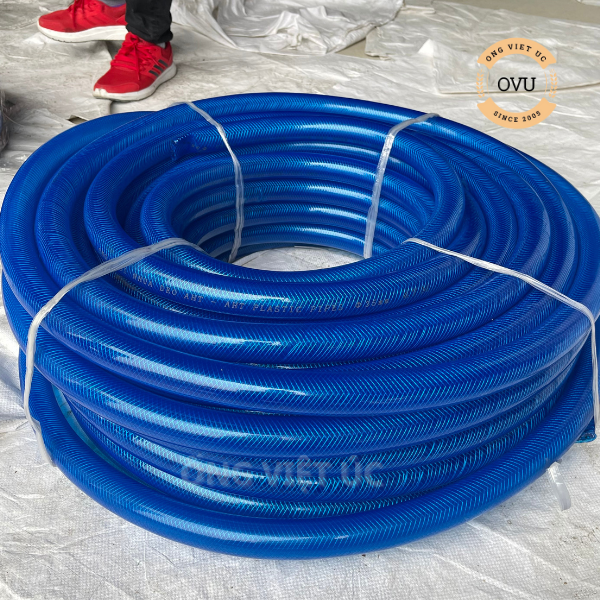 Ống nhựa PVC lưới dẻo phi 35mm cuộn 50m- Ống nhựa mềm dẫn nước Việt Úc