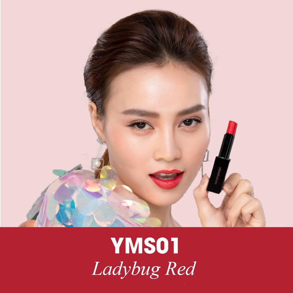 Son Dưỡng Collagen Yumeisakura - Đỏ hồng - Ladybug Red - YM01