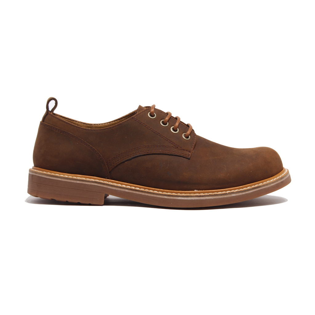 Giày Tây Nam Công Sở Banuli Da Bê Italian Dây Buộc Wingtip Oxford H1WO2 (Da Veg Itali Mềm Dẻo, Đế Siêu nhẹ, Bảo Hành Trọn Đời)