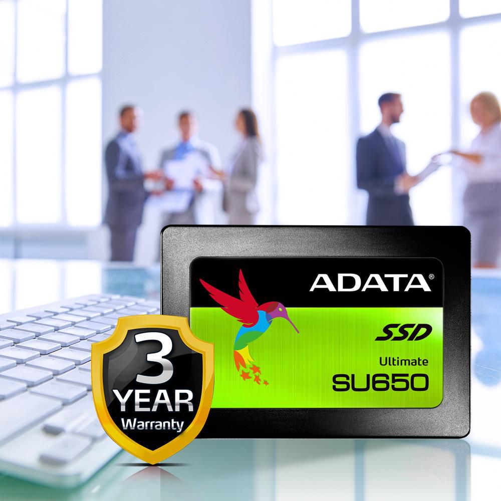 Ổ cứng SSD ADATA Ultimate SU650 Sata III 3D-NAND chuẩn 2.5 inch - Hàng Chính Hãng