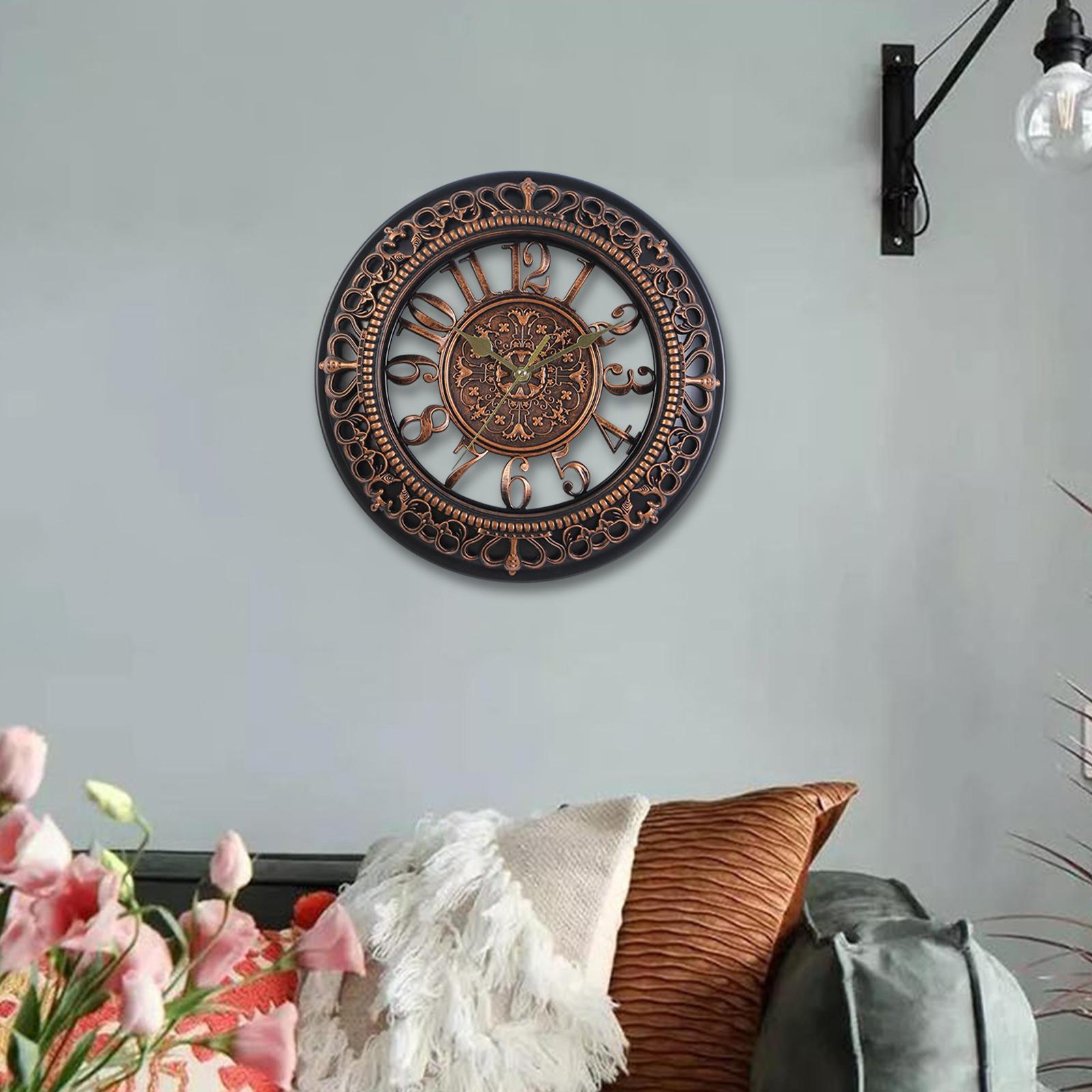 Wall Clock Silent Non Ticking Inch Quality Battery Operated Round Easy to Read Home/Office/Classroom/School Clock