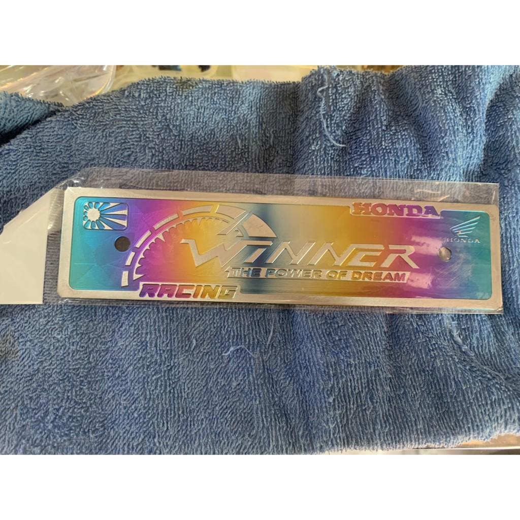 Bảng tên xe winner titanium mẫu điện phân