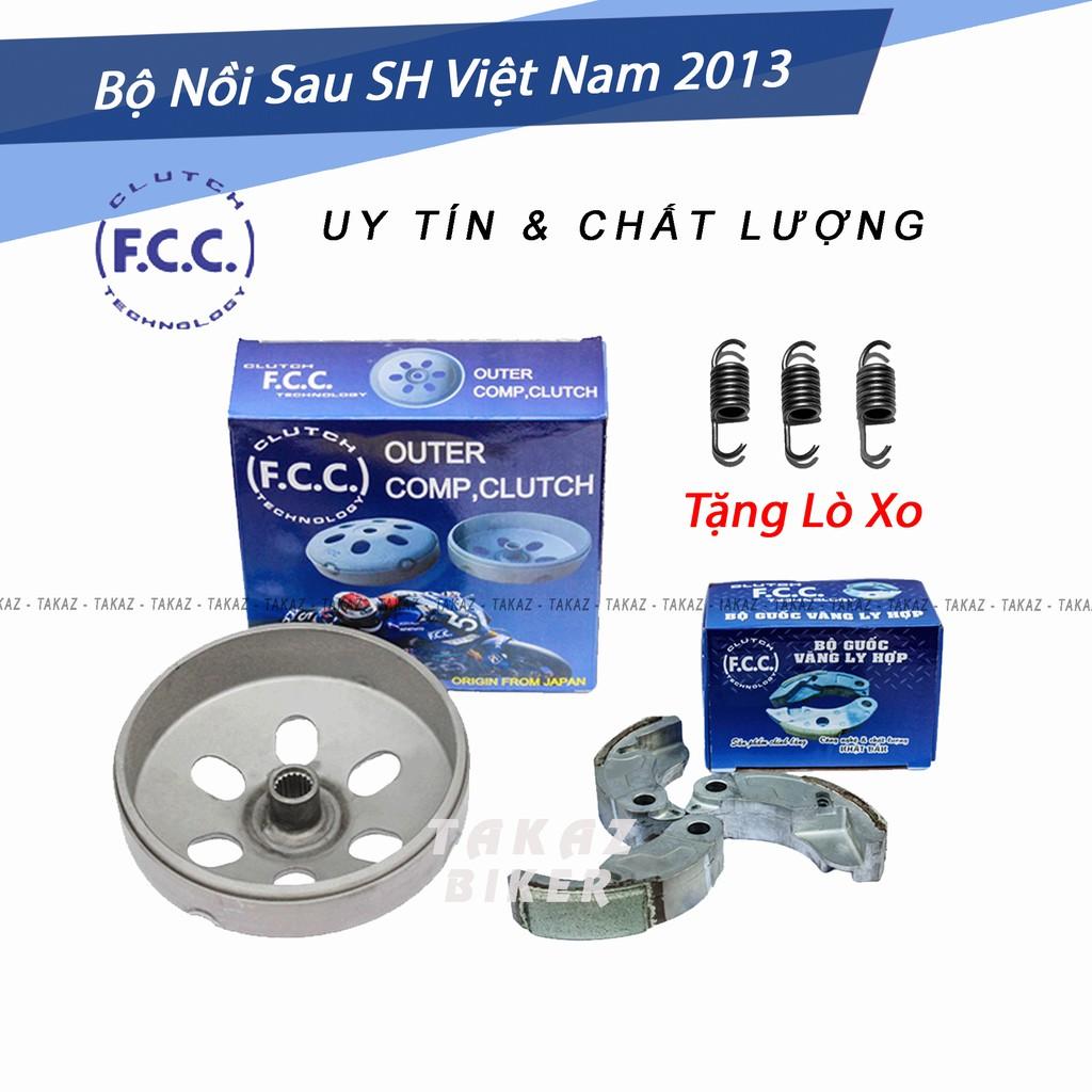 A7 Bộ Nồi Sau FCC Honda SH Việt Nam 2013 - Chống rung đầu xe Hãng FCC