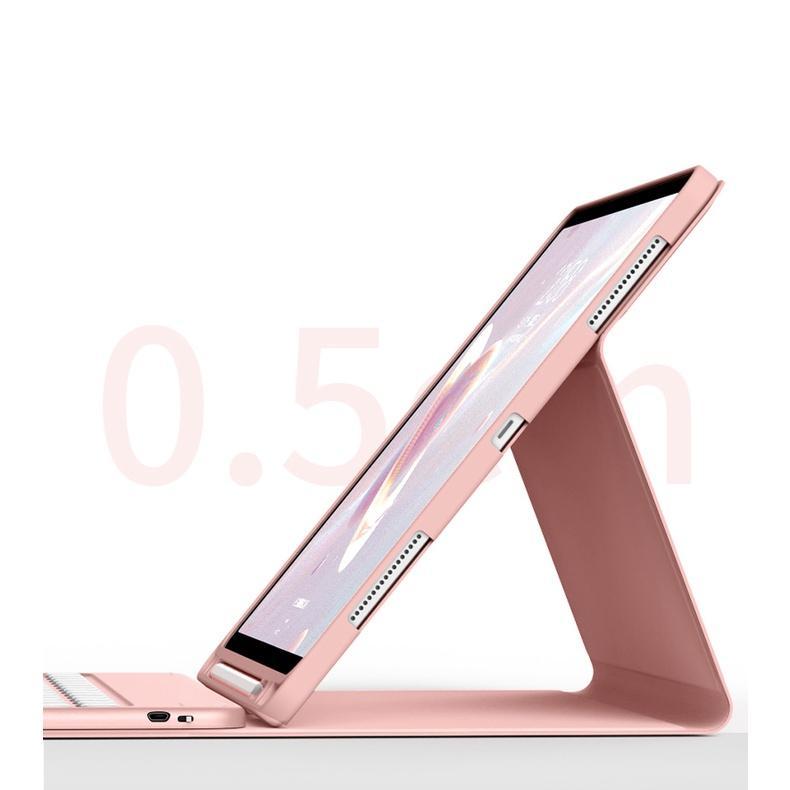 Ốp máy tính bảng mỏng kèm bàn phím không dây và chuột cho Samsung Galaxy Tab S7 FE Plus 12.4" SM-T730 SM-T736B