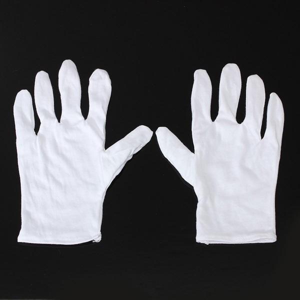 Combo 5 đôi Găng tay vải cotton trắng