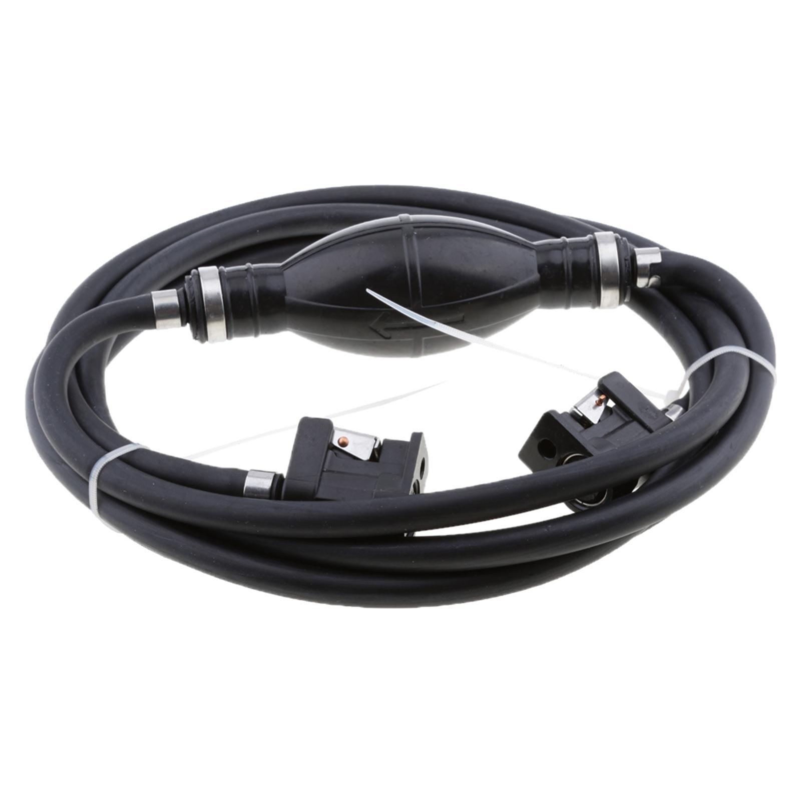 2 Pieces Fuel Line Hose Outboard Bulb Connector Universal for
