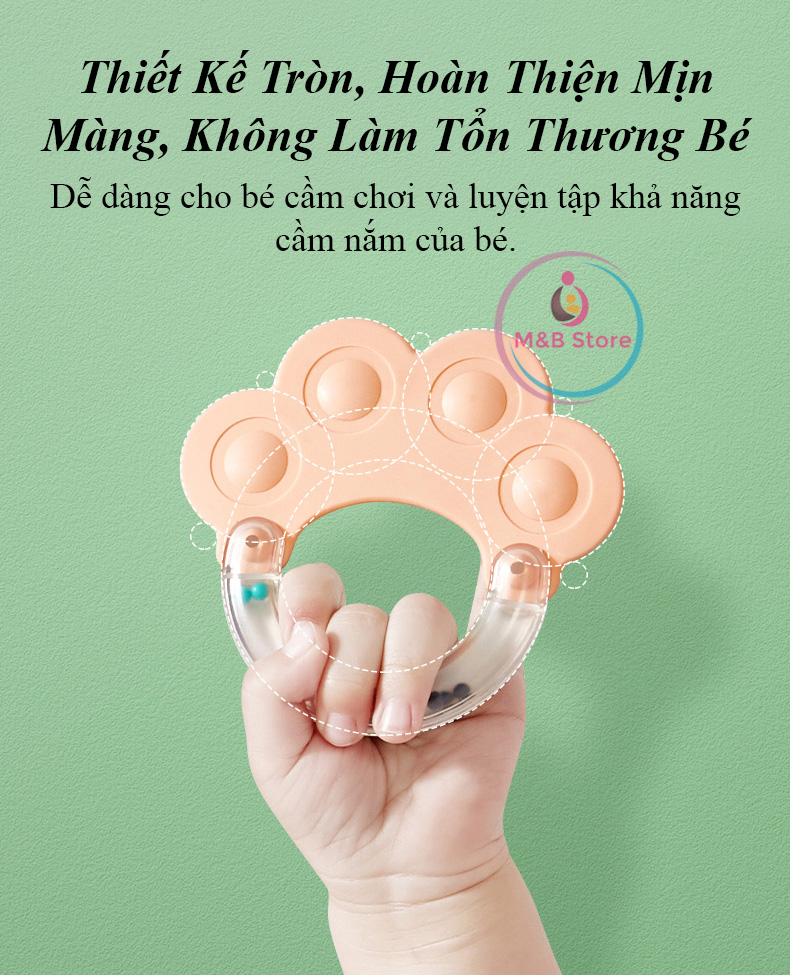 Bộ 10 Lục Lạc Gặm Nướu - KUB