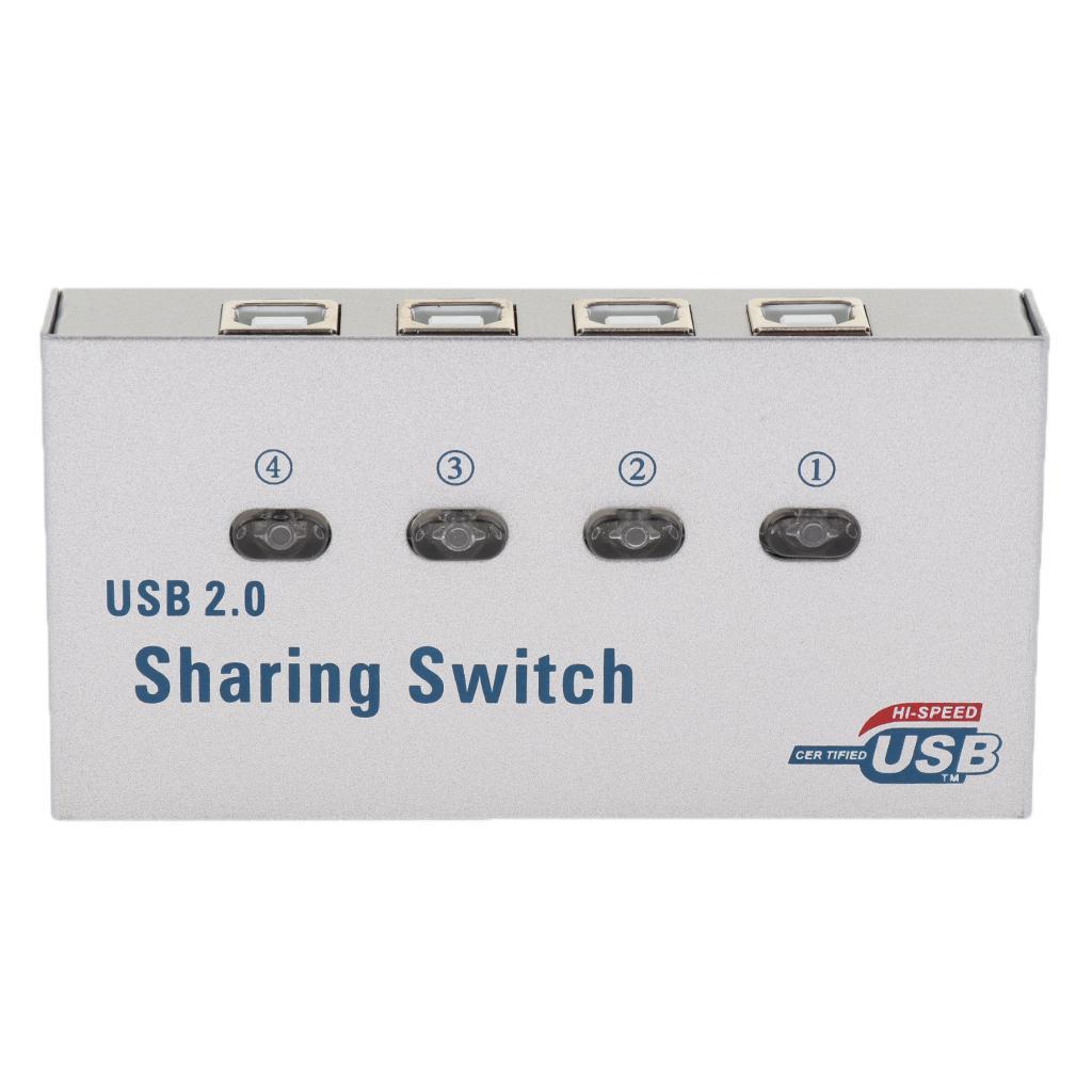 USB  Switch KVM 4 Ports HUB For PC