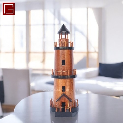 Mô hình Lighthouse, mô hình gỗ ngọn hải đăng, mô hình trang trí, decor nhà, phòng học, hàng chính hãng
