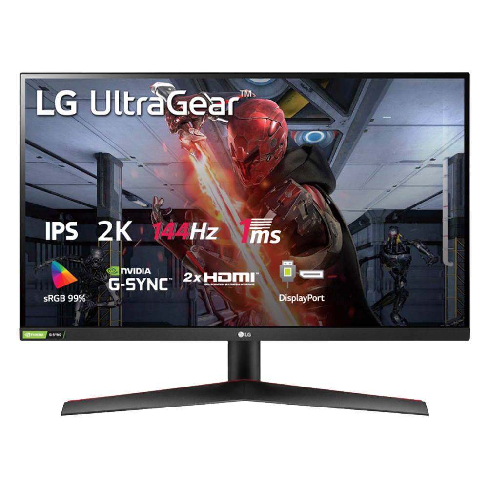 Màn hình máy tính LG UltraGear 27'' IPS QHD 144Hz 1ms (GtG) NVIDIA G-SYNC Compatible HDR 27GN800-B - Hàng Chính Hãng