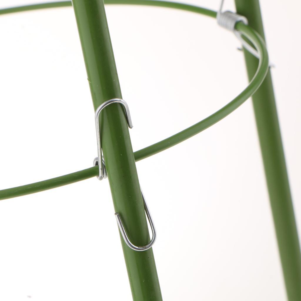 5 X Plant Support Rings Garden Trellis Climbing Plants Flowers