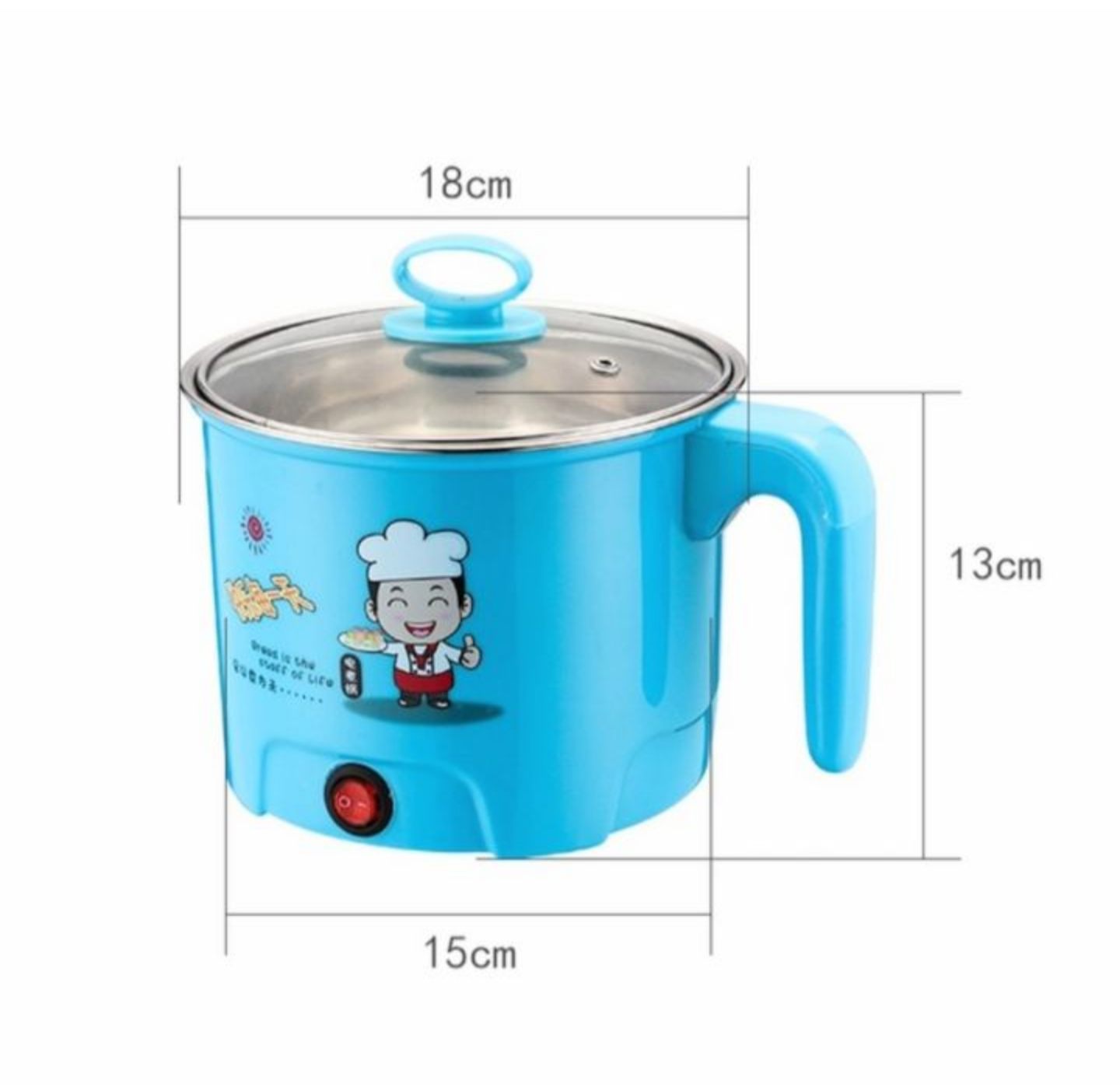 1 CA NẤU NỒI NẤU LẨU NẤU MÌ ĐA NĂNG NHỎ GỌN TIỆN DỤNG MẪU MỚI HÀNG CAO CẤP