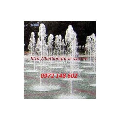 Đầu phun hình cột nước INOX phi 27mm phun nước nghệ thuật