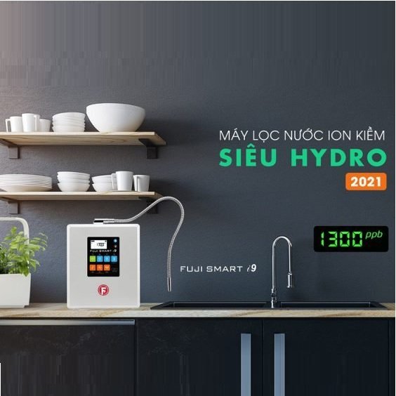 Máy lọc nước ion kiềm điện giải Fuji Smart i9 - Hàng chính hãng