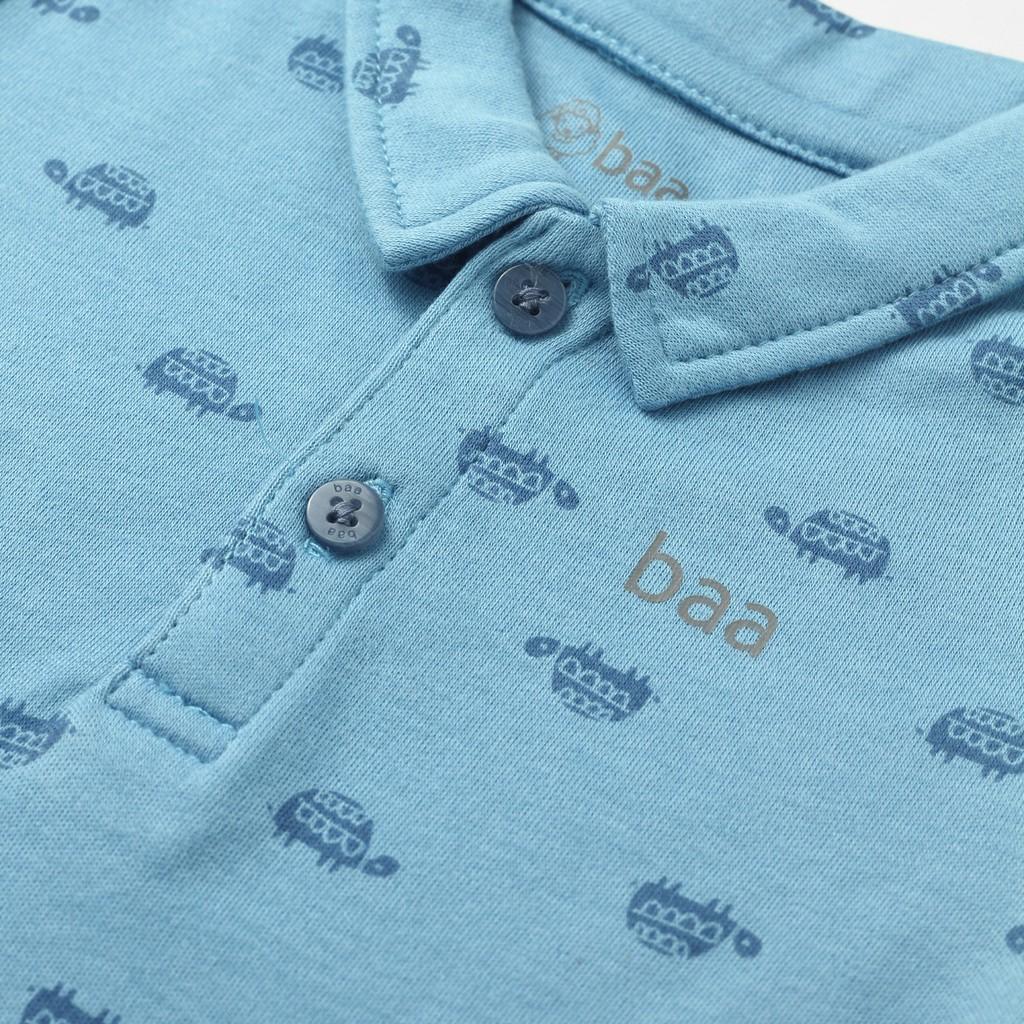 Bộ Romper sơ sinh cổ trụ BAA BABY cho bé trai - BN-RP05N