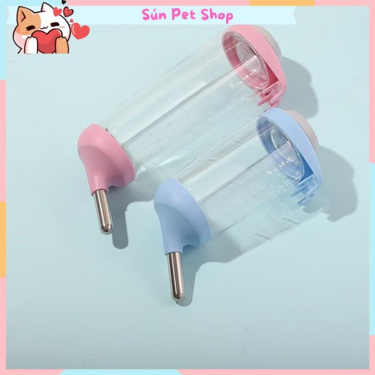 Bình nước tự động gắn chuồng cho thú cưng 500ml