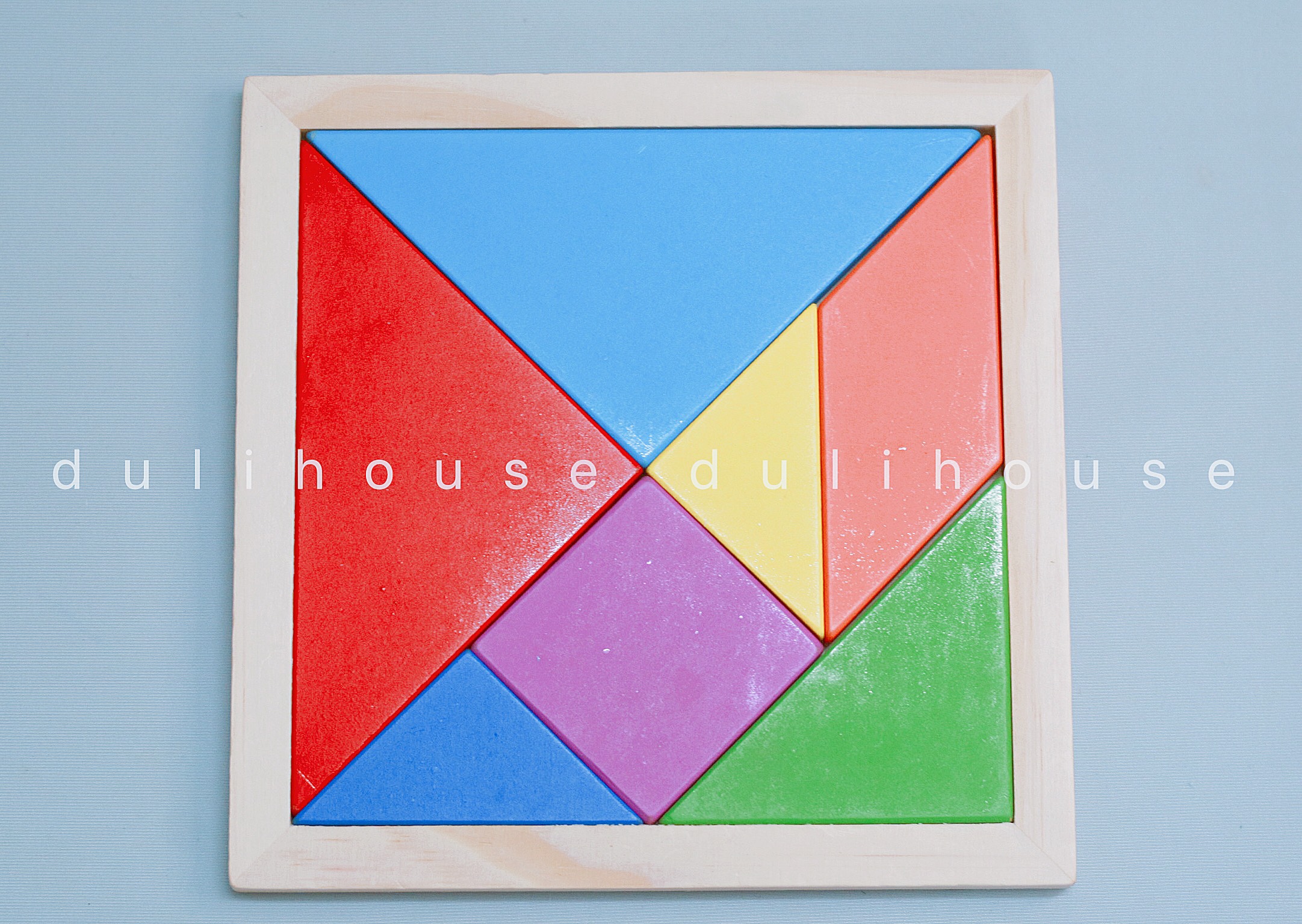 Đồ chơi gỗ Tangram 7 mảnh cho bé