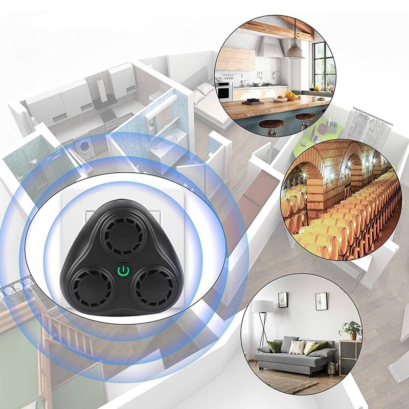 Máy đuổi chuột công nghệ cao Ultrasonic Pest Repeller ≤200㎡