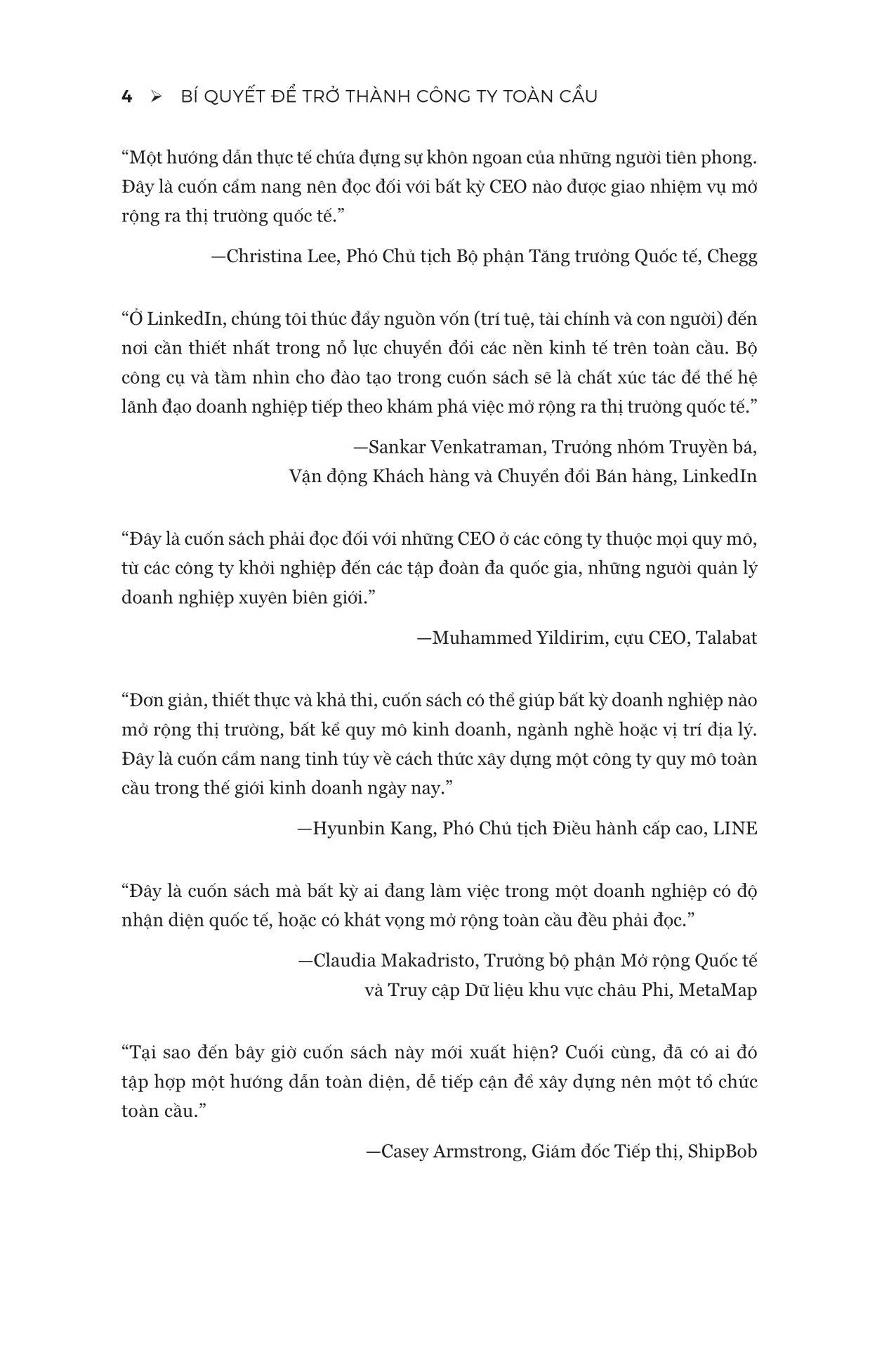 Doanh Nghiệp Vương Tầm Thế Giới - Global Class