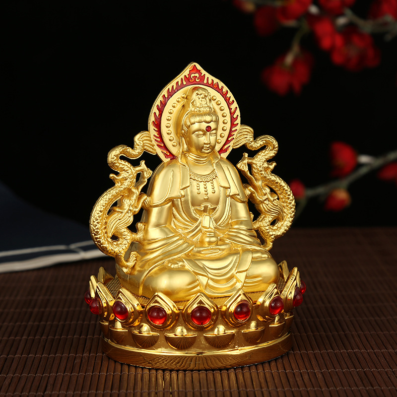 TƯỢNG ĐỂ XE Ô TÔ, TƯỢNG PHẬT BÀ TỌA SEN HỢP KIM ĐỂ TAPLO XE HƠI, TRANG TRÍ Ô TÔ