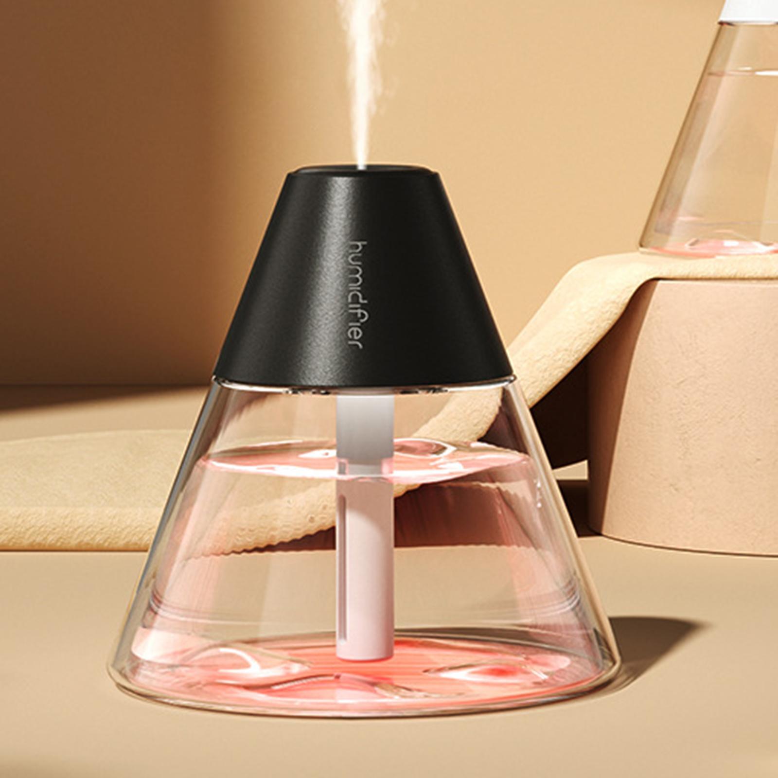 Portable Mist Humidifier, with Night Light Quiet with 2 Mist Modes Personal Mist Spray 260ml USB for Office Bedside Dorm Car Bedroom