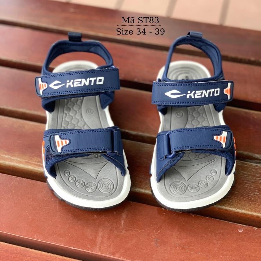 Sandal bé trai Kento quai ngang thể thao năng động và cá tính cho trẻ em học sinh nam 7 - 12 tuổi đi học đi biển ST83