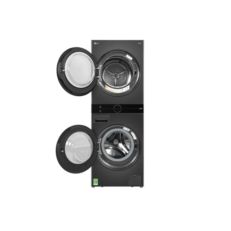 Tháp giặt sấy LG giặt 14kg sấy 10 kg WT1410NHB - Hàng Chính Hãng - Mới 100%
