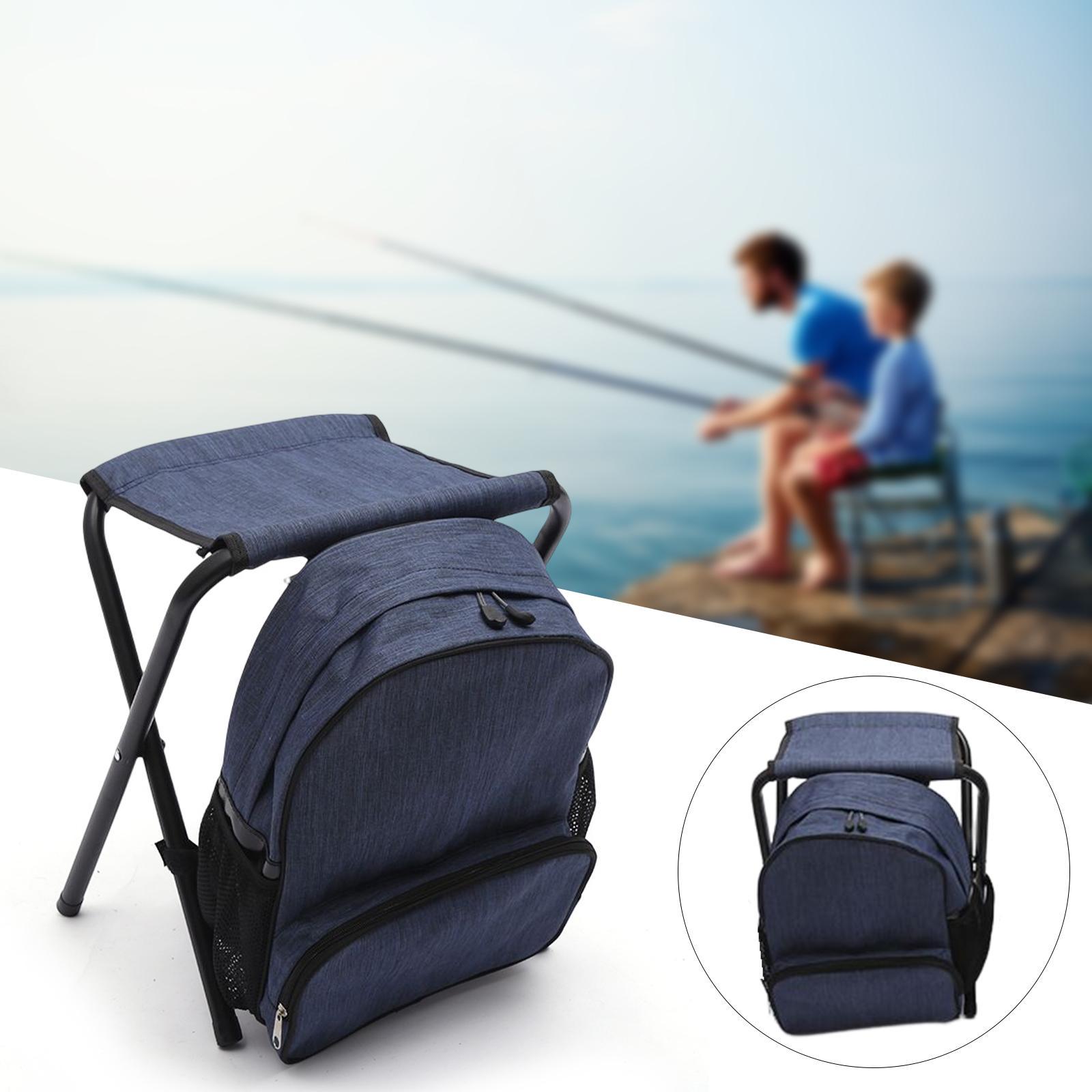 Fishing Seat Chair Portable Folding Stool with Bag for Fishing Hiking