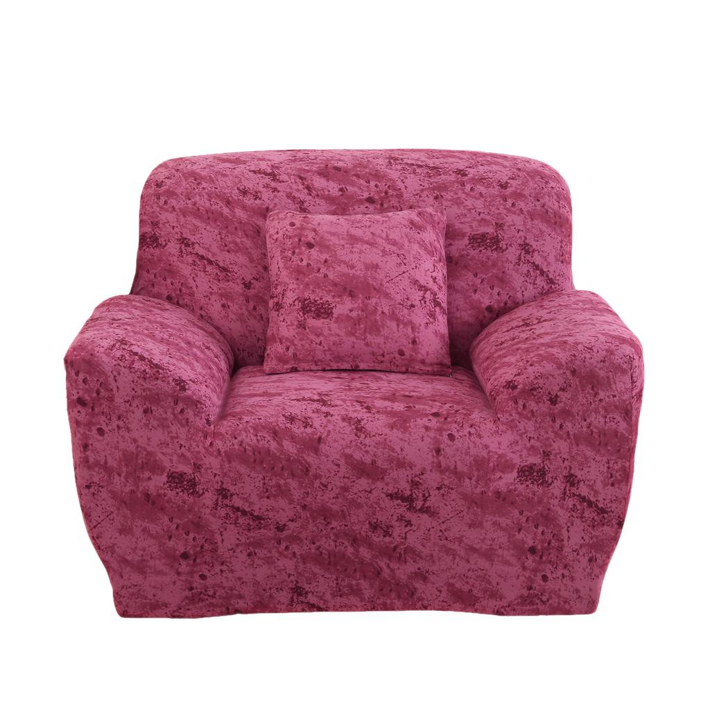 Comfortable Stretch Sofa Armchair Cover Settee Couch Furniture Protector Red