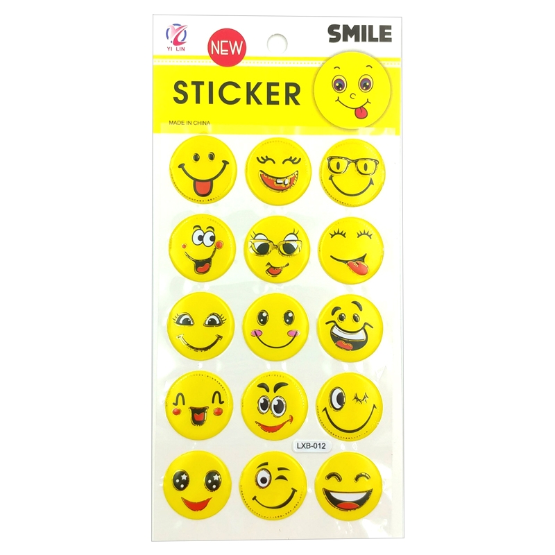 Sticker Mặt Cười Nhiều Hình (Mẫu Sản Phẩm Bên Trong Là Ngẫu Nhiên)