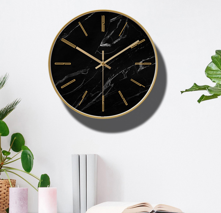 Đồng hồ treo tường Black and Gold