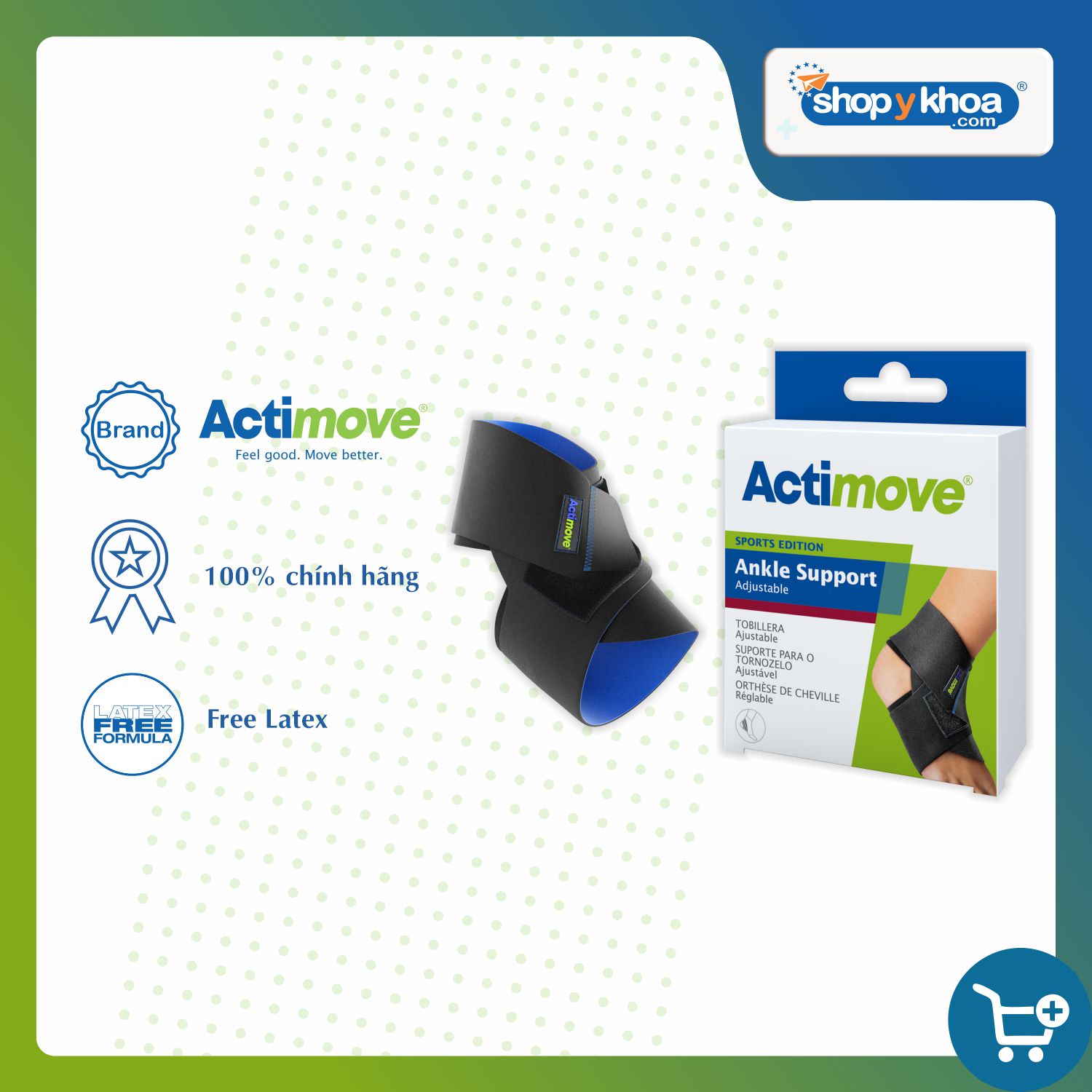 Băng quấn cổ chân 75620-SPO Actimove Ankle Support