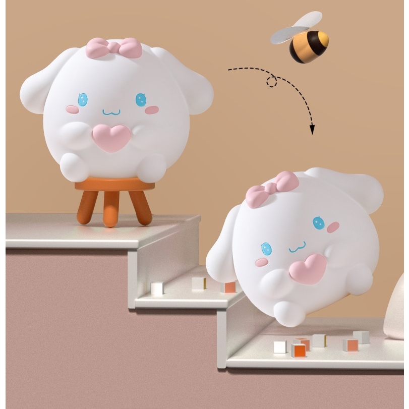 Ống Tiết Kiệm Thỏ Cinnamoroll Sanrio Trắng Trang Trí Quà Tặng Dễ Thương_ArtHouse