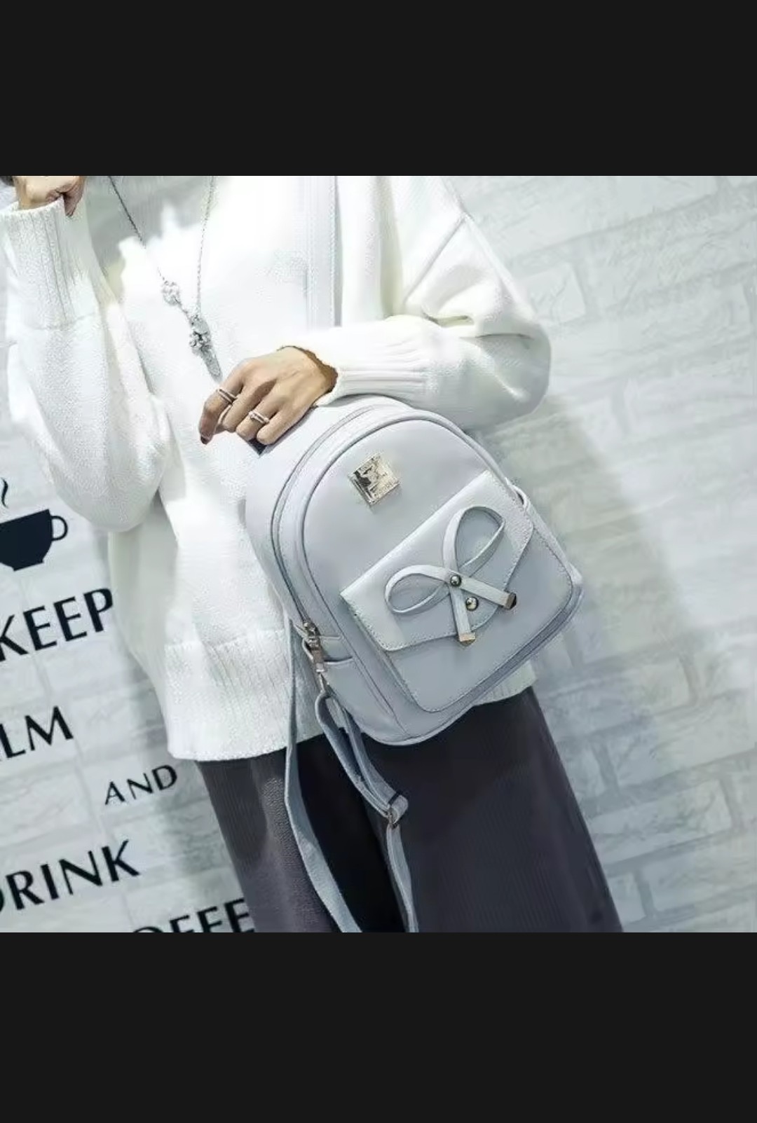 Ba Lô thời trang nữ tính xinh xắn ba lô mini nhỏ gọn ba lô thời trang nữ tính xinh xắn đi chơi du lịch sang trọng ba lô nữ tính xinh xắn phong cách Hàn Quốc