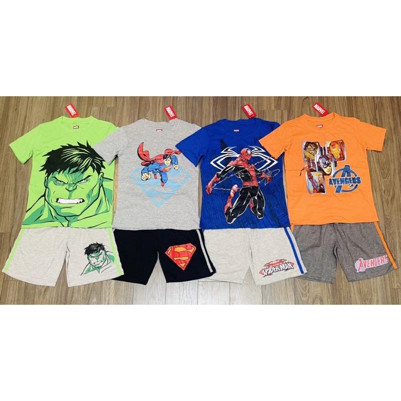 Combo 2 đồ bộ cho bé trai size đại xuất khẩu 5-16 tuổi