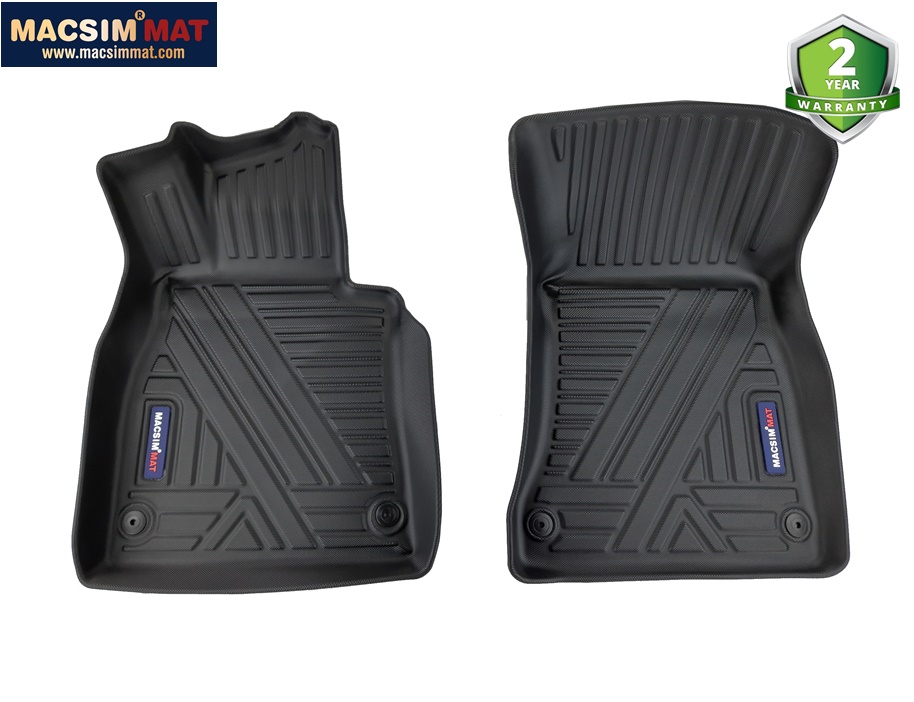 Thảm lót sàn xe ô tô Mercedes S Class 2014 - đến nay Nhãn hiệu Macsim chất liệu nhựa TPV màu đen.