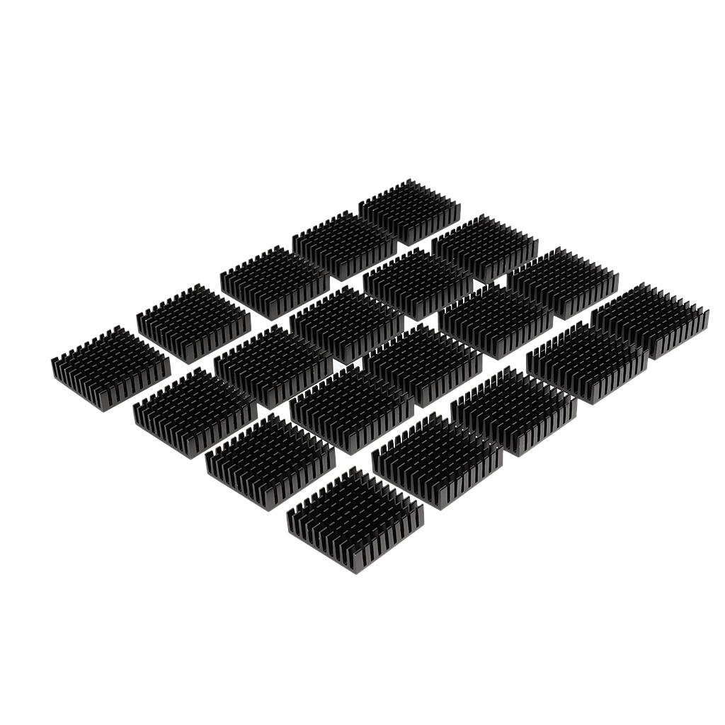 20 Pieces of Aluminum Heatsink Cooling Fin Radiator 35*10*35mm for IC Led Chip 5W-10W