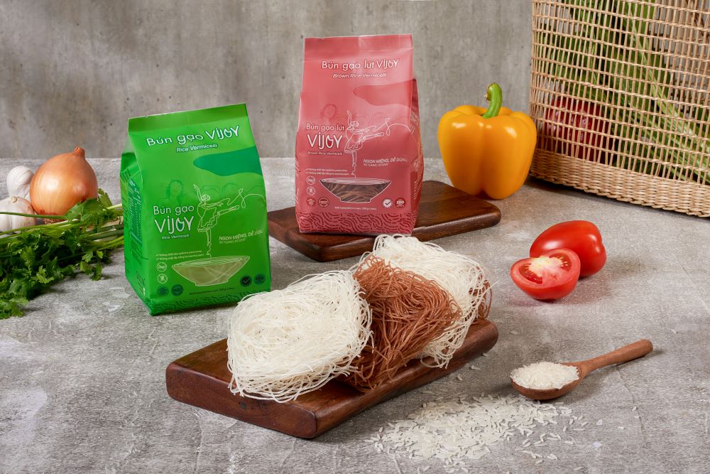 BÚN GẠO LỨT VIJOY 200G- Bún gạo lứt cao cấp/ Bún ngon mềm dai/ Health/ Dinh dưỡng