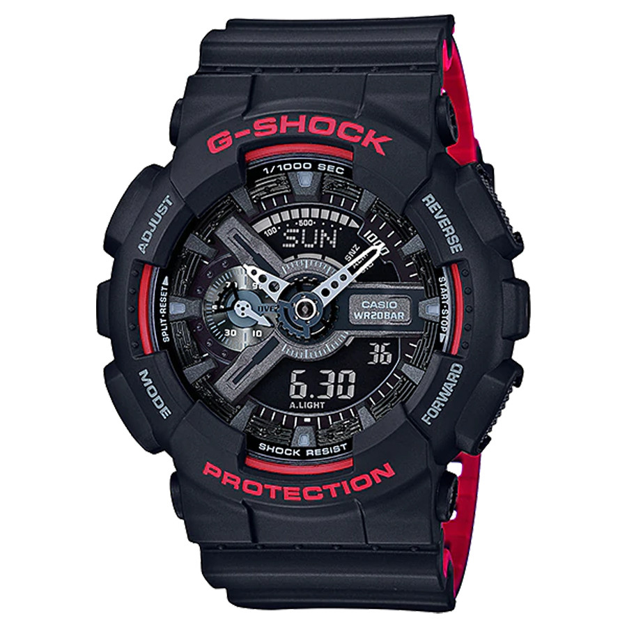 Đồng hồ nam dây nhựa Casio G-Shock chính hãng GA-110HR-1ADR