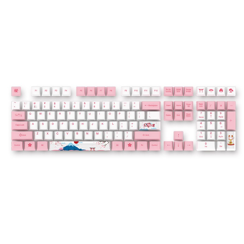 Bộ Keycap Akko World Tour - Tokyo PBT Sublimation - Hàng Chính Hãng