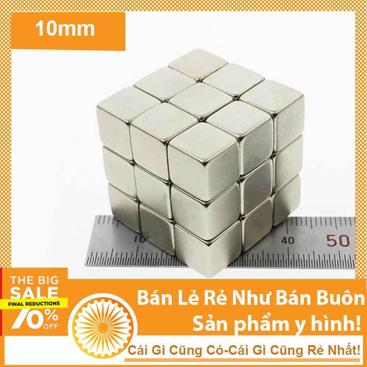 Nam châm bi tròn 5mm Nam châm khối vuông 5mm Nam châm vuông 10mm