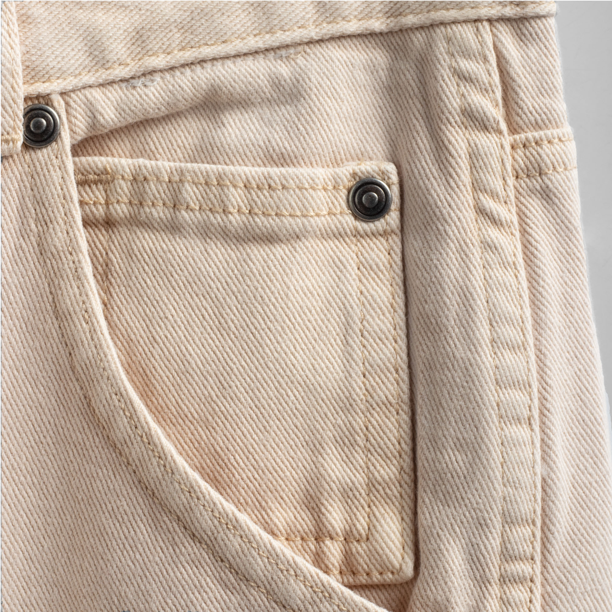 Quần DirtyCoins Laurel Wreath Logo Pants - Cream