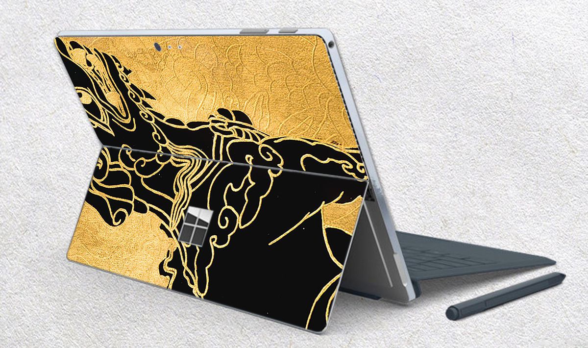 Skin dán hình Nghê Việt Nam - lsm035 cho Surface Go, Pro 2, Pro 3, Pro 4, Pro 5, Pro 6, Pro 7, Pro X