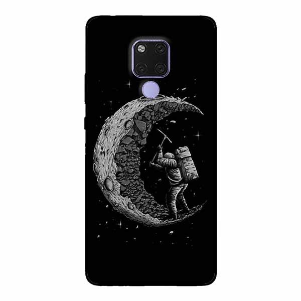 Ốp lưng in cho Huawei Mate 20 Đào Trăng