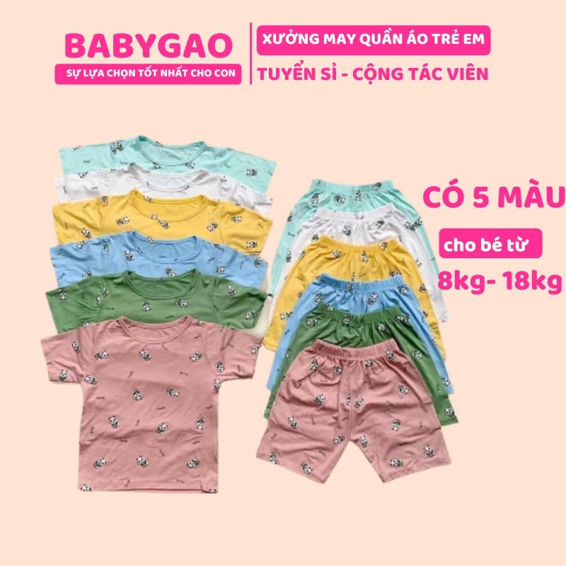 Bộ cộc tay thun lạnh Mkm họa tiết thú vui nhộn cho bé 8-18kg siêu xinh siêu mát