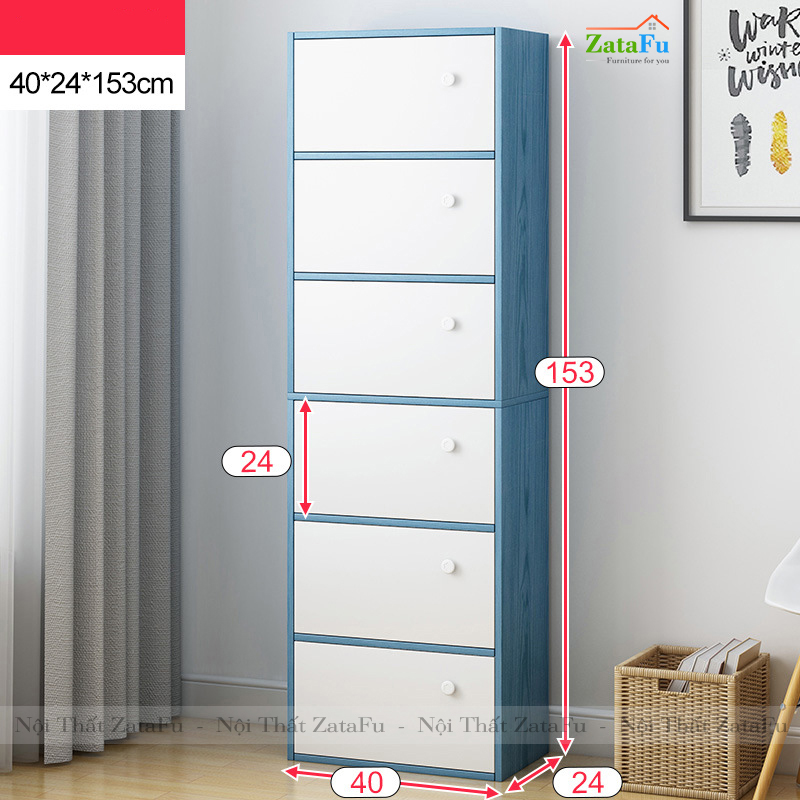 Tủ Locker Gỗ Đựng Hồ Sơ Đứng Nhiều Sàn Đa Năng KTT-20