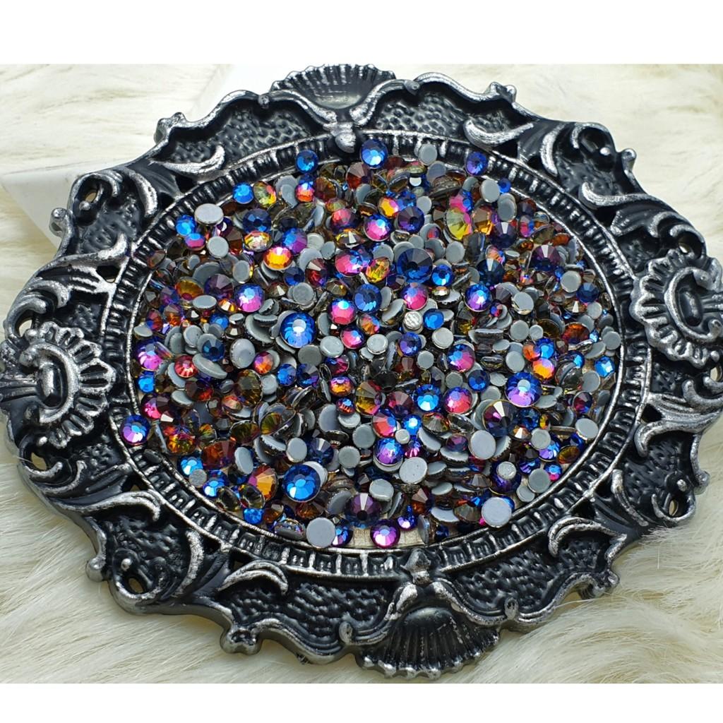 Bịch đá chân keo 1000 viên - màu xanh ngũ sắc