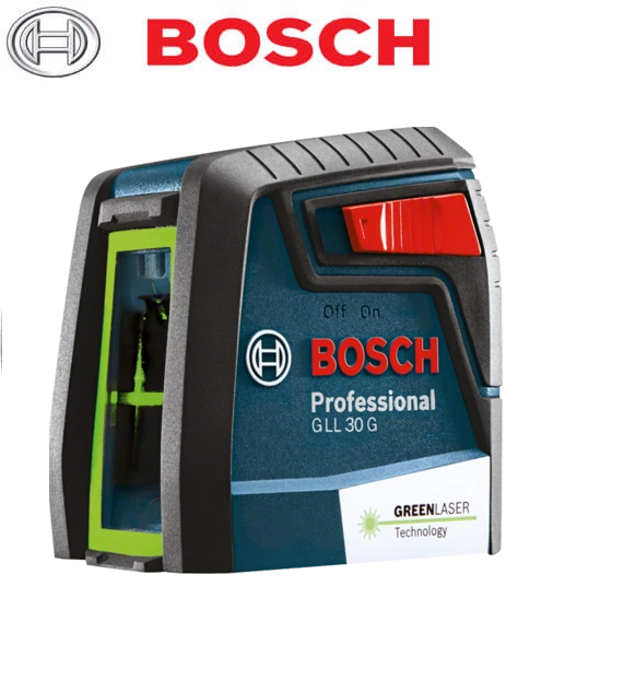 Máy cân mực Laser 2 tia xanh BOSCH GLL30G (71X55X72MM)/0601063V80