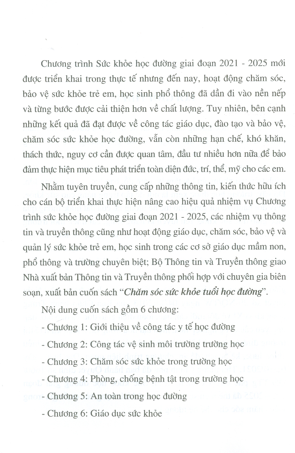 Chăm Sóc Sức Khỏe Tuổi Học Đường